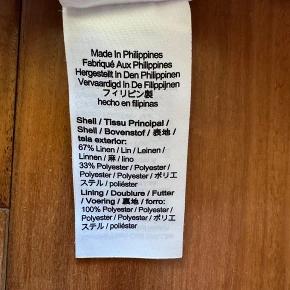 J. Crew White High-Waist Tailored Linen-Blend Shorts - Picture 5 of 6